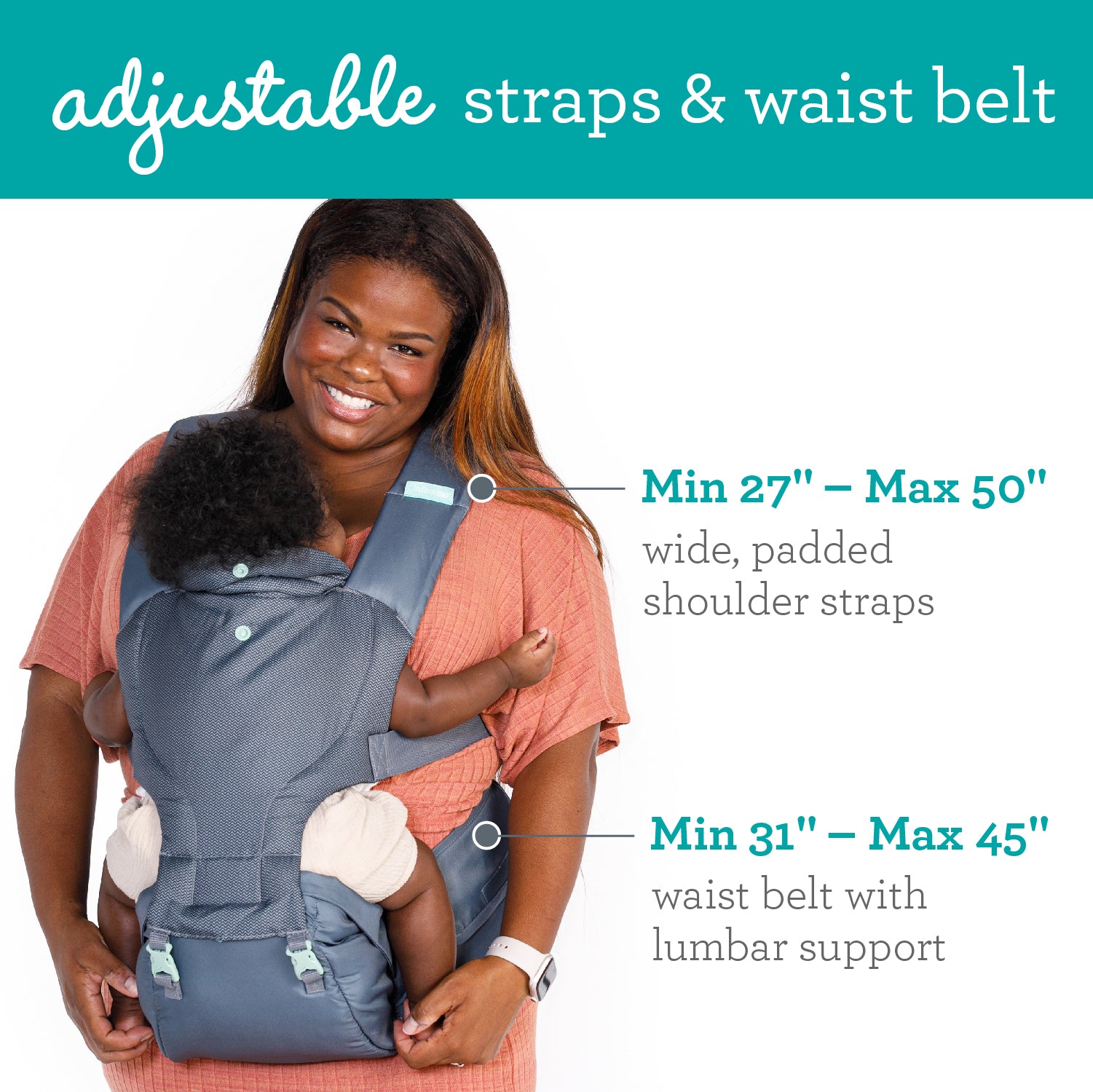 Hip Rider Plus™ 5-in-1 Hip Seat Carrier – Infantino