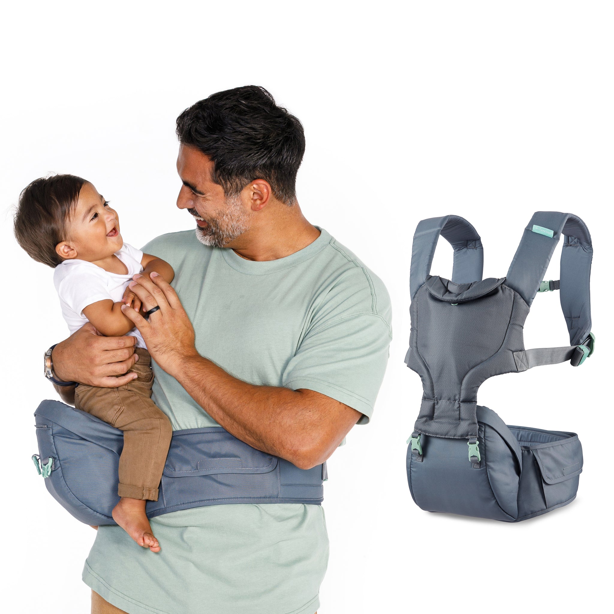 Baby Post Rider Hip Rider Plus™ 5-in-1 Hip Seat Carrier – Infantino
