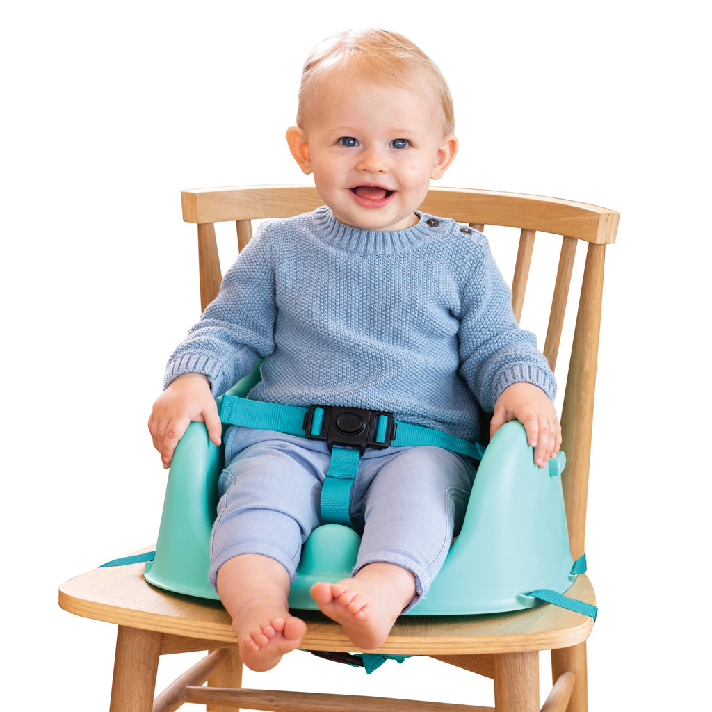Infantino Music & Lights 3-in-1 Discovery Seat and Booster, 4-48 Months  Unisex, Teal 