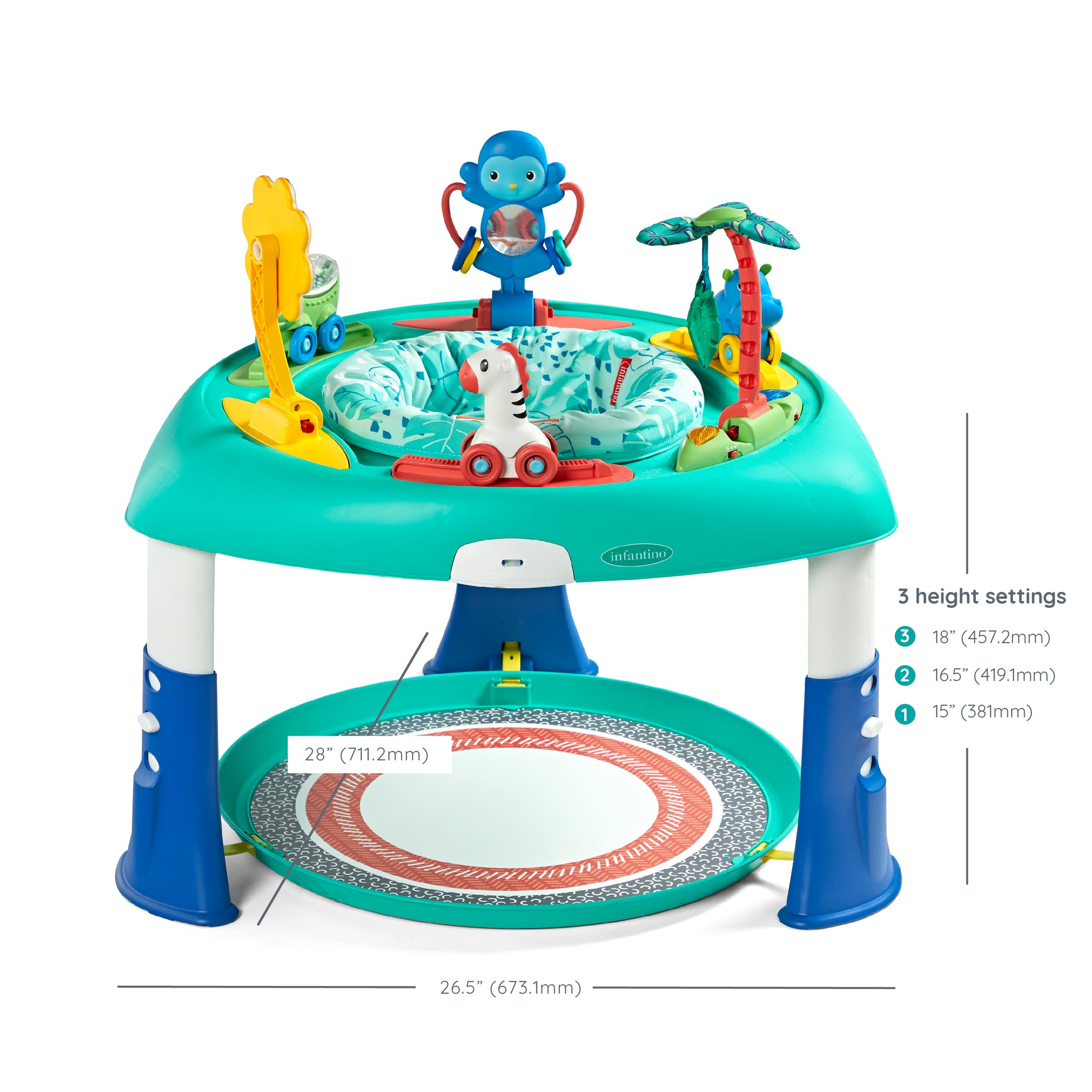 2in1 Sit, Spin & Stand Entertainer & Activity Table™ Infantino