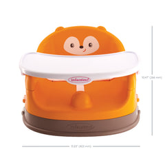 Grow-With-Me 4-in-1 Two-Can-Dine Feeding Booster Seat, Fox
