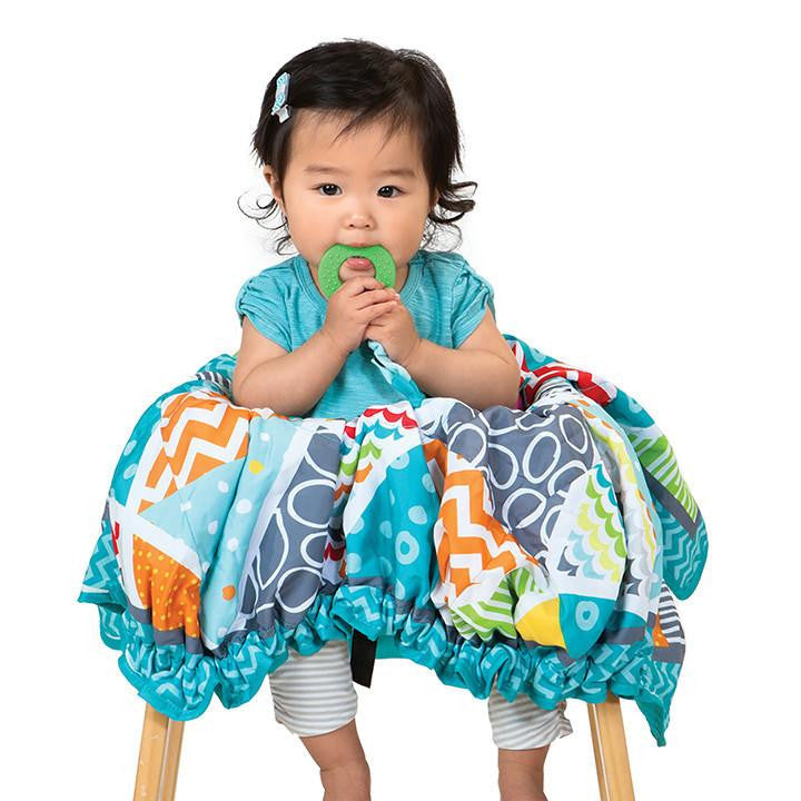 Compact™ Shopping Cart Cover (Aqua) Infantino