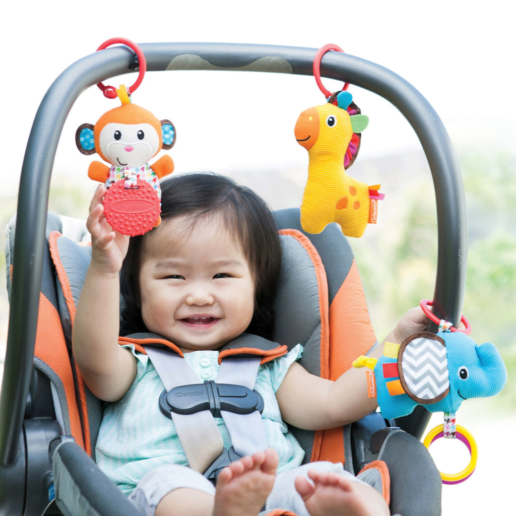 Infantino Snowman Chime Rattle Teether Car Seat Stroller Toy BPA 0 m for  sale online