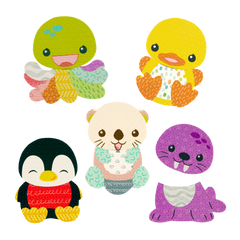 MIX & MATCH BATH STICKER PALS