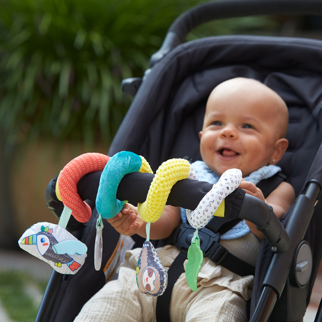 infantino stretch umbrella stroller storage Spiral & Stretch Activity Toy ™ – Infantino