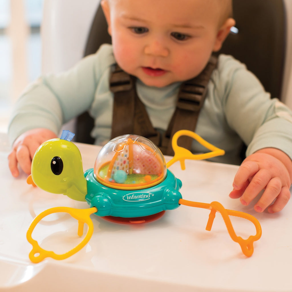 Turtle Suction Cup Link Spin Toy