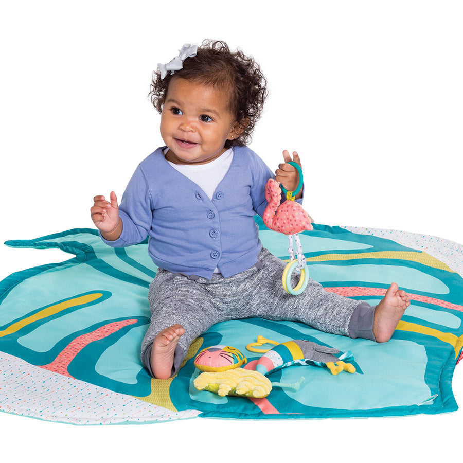 Deluxe Twist & Fold Activity Gym & Play Mat™ Tropical – Infantino