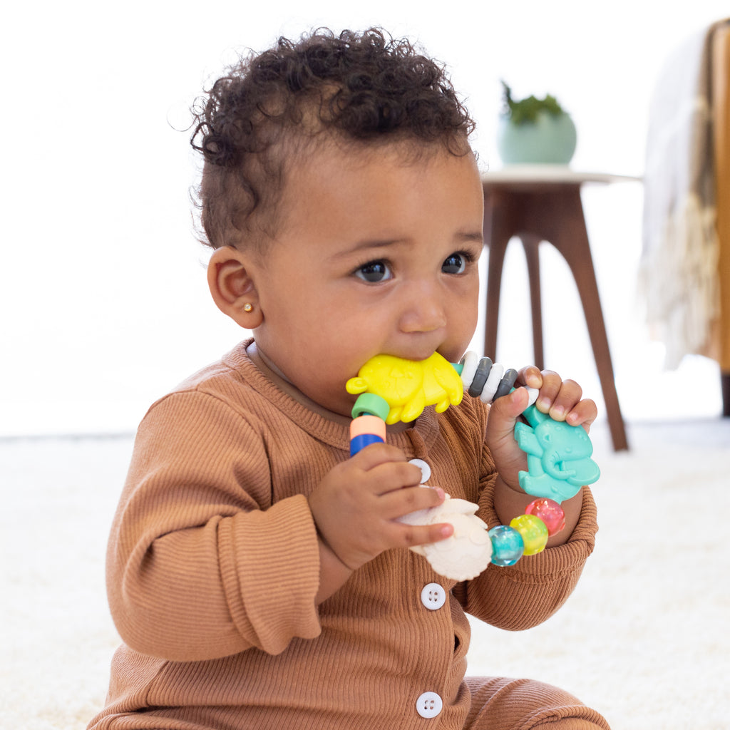 Face Bead Rattle Busy Beads Rattle & Teether™ – Infantino