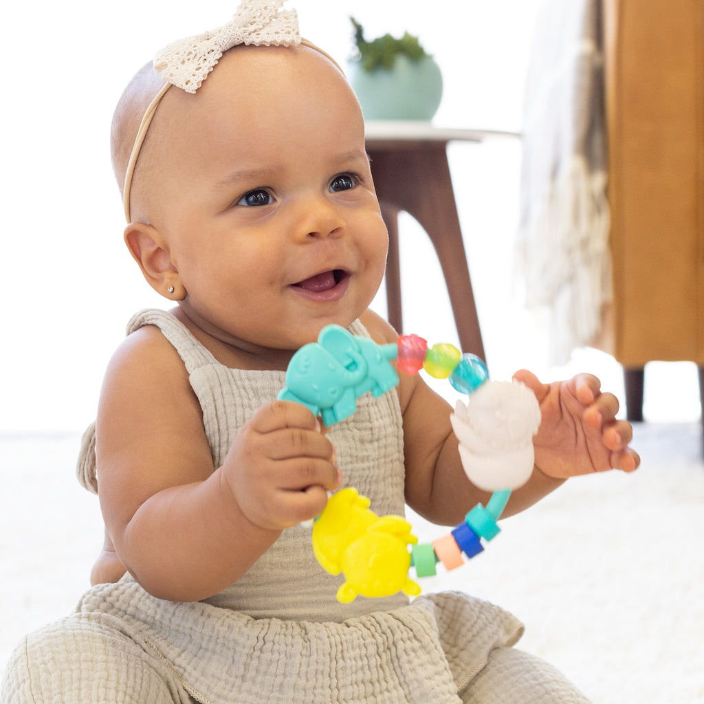 Face Bead Rattle Busy Beads Rattle & Teether™ – Infantino