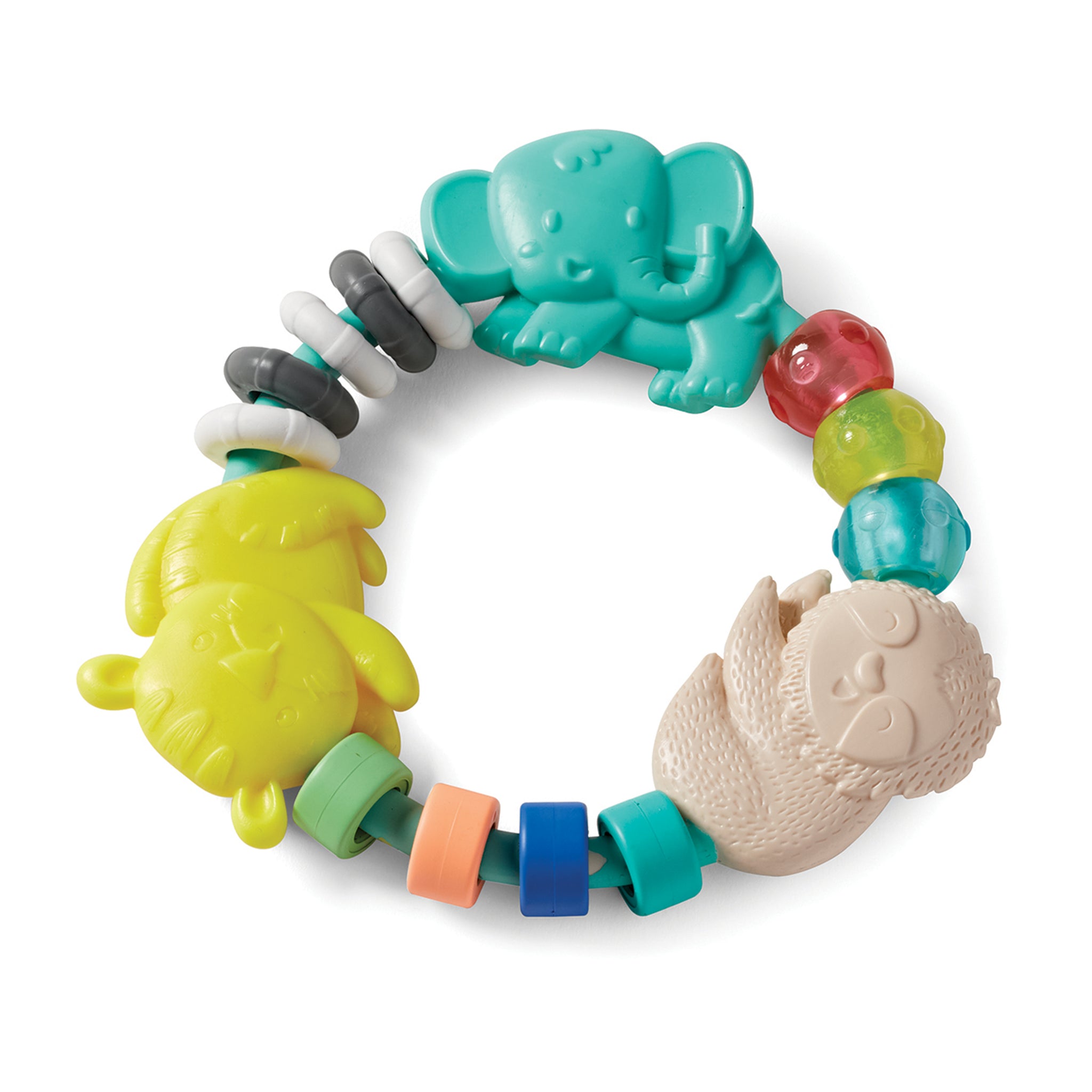 Face Bead Rattle Busy Beads Rattle & Teether™ – Infantino