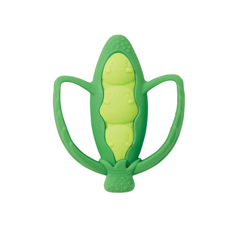 Lil' Nibbles Textured Silicone Teether - Peas