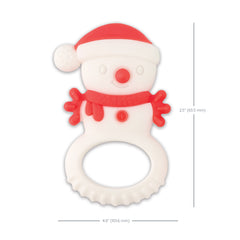 Holiday Silicone Teether - Snowman