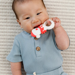 Holiday Silicone Teether - Snowman